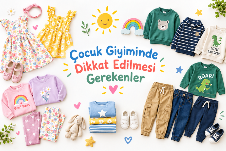 Çocuk Giyiminde Dikkat Edilmesi Gereken Hususlar