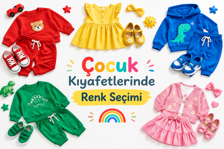 Çocuk Kıyafetlerinde Renk Seçimi ve Psikolojisi